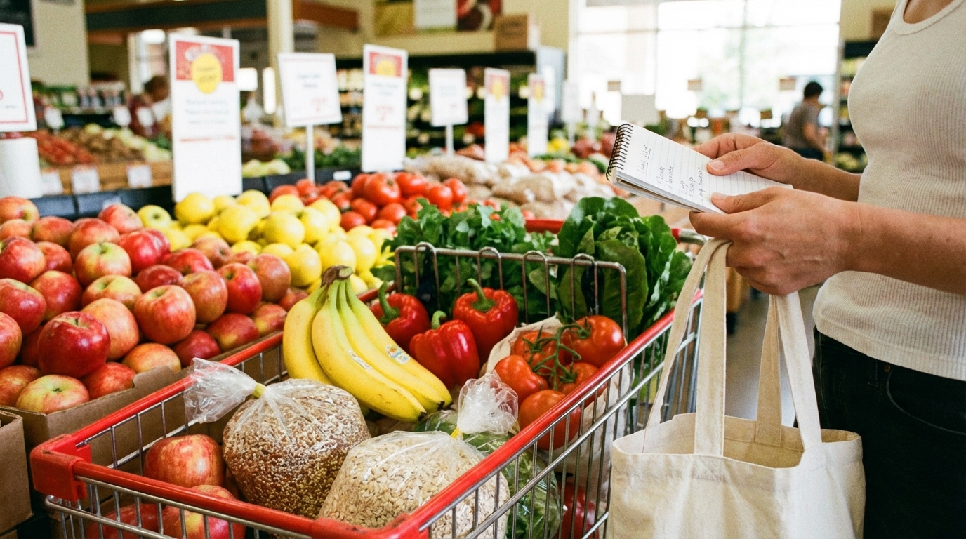 You are currently viewing Grocery Shopping on a Budget: Healthy Eating for Less