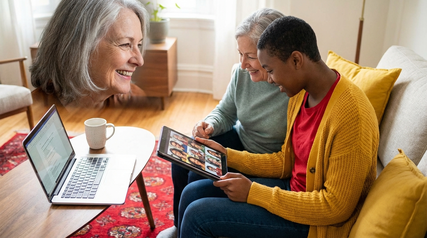 Read more about the article Digital Inclusion: Teaching Seniors to Use Video Calls