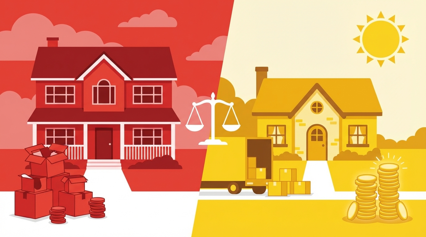 Read more about the article Downsizing: The Financial Pros and Cons of Moving