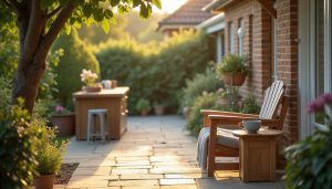 How to make the patio and cooking area safer for your dad without rebuilding the garden
